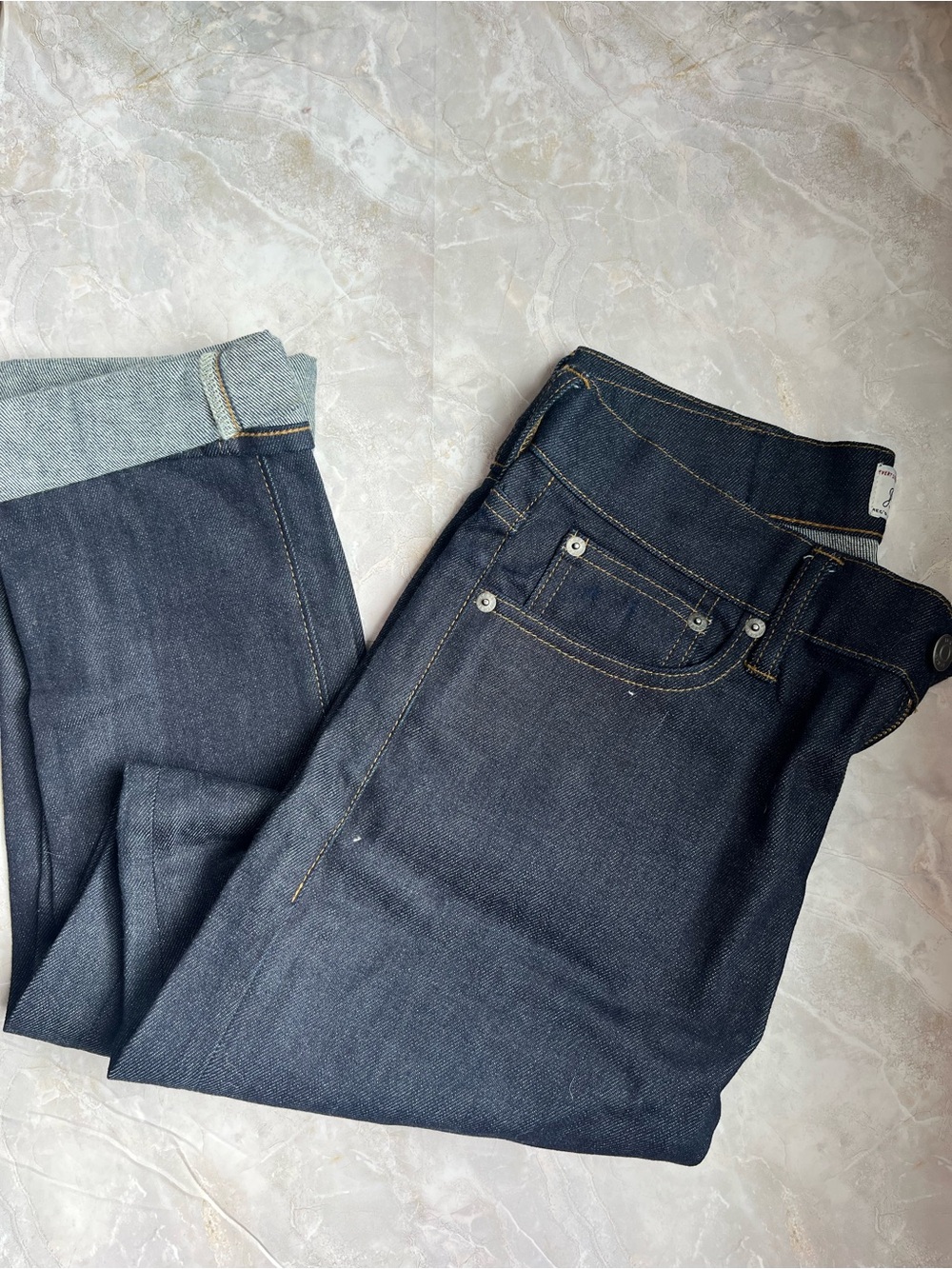 J. Crew 770 Straight leg jeans mens dark wash